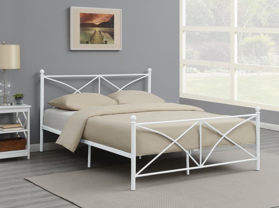 Coaster Fine Furniture Hart - Metal Open Frame Bed | Meri Furniture