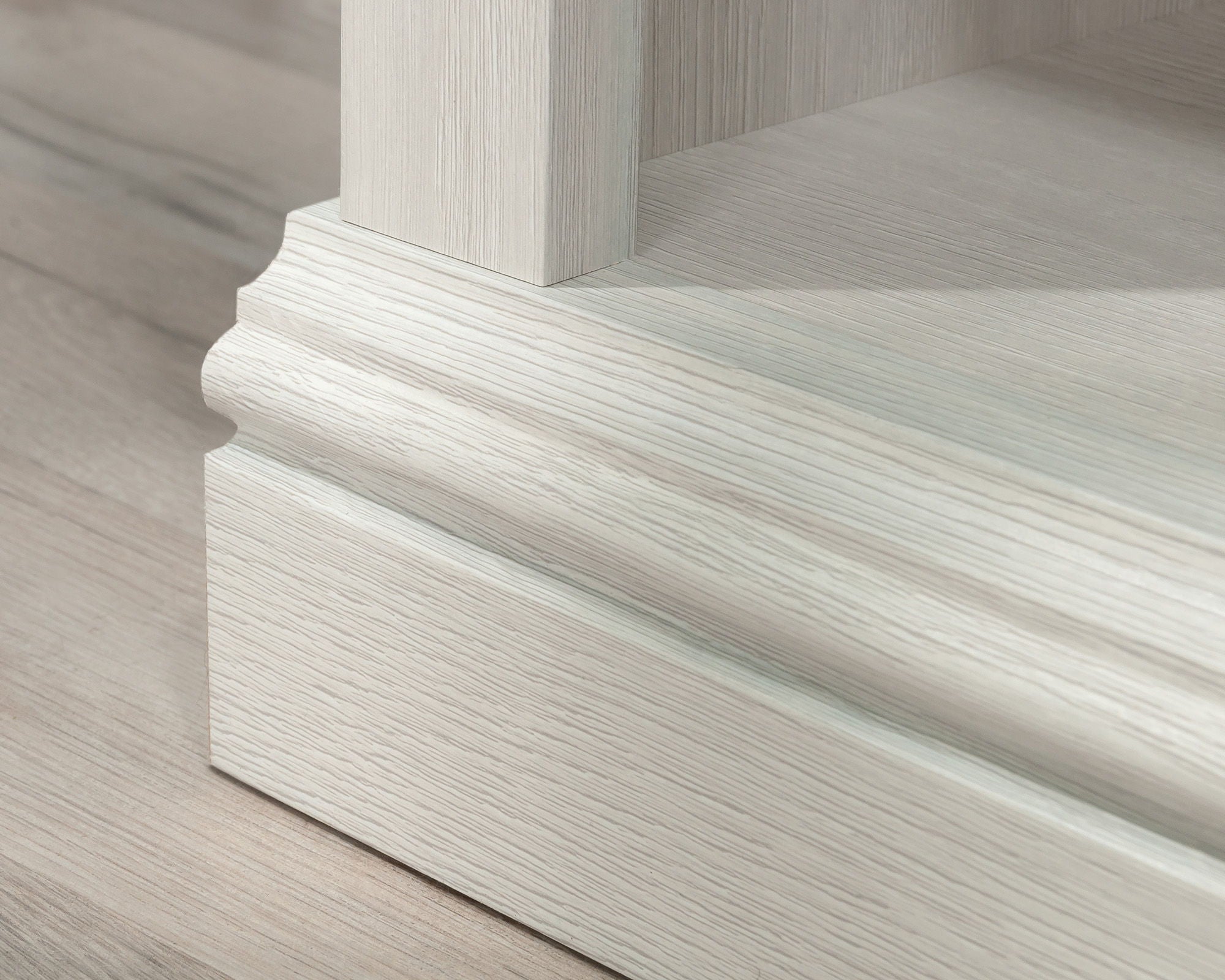 3-Shelf Display Bookcase in Glacier Oak