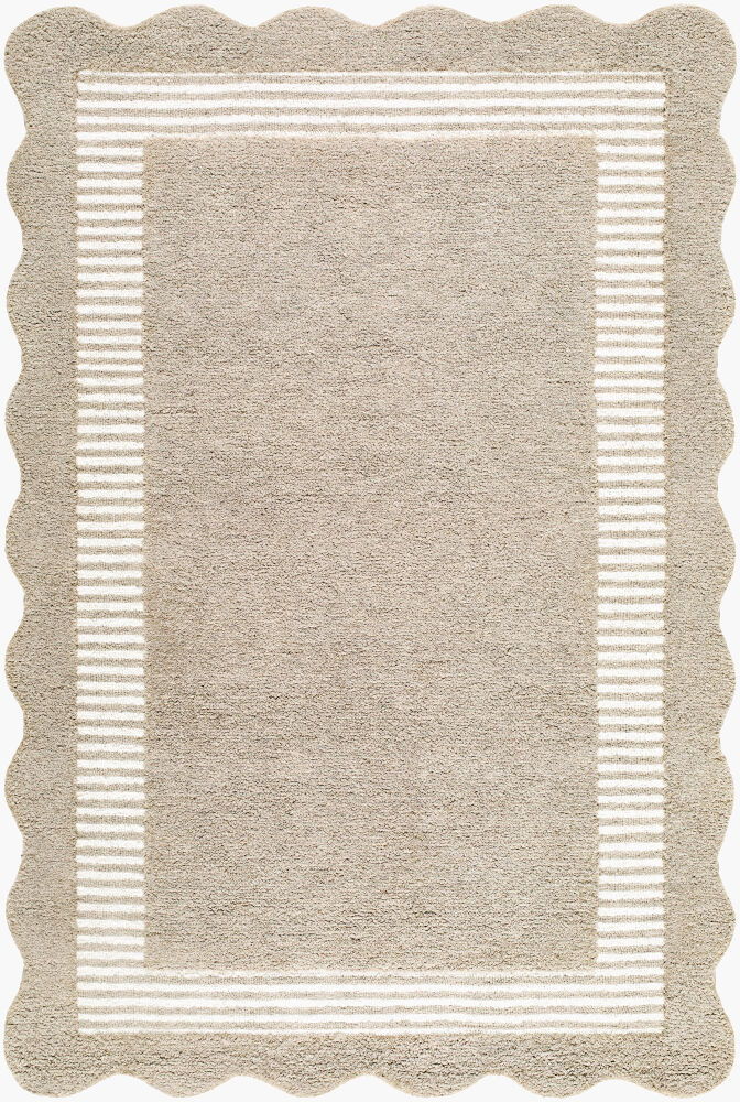 Scalloped Handmade Rug