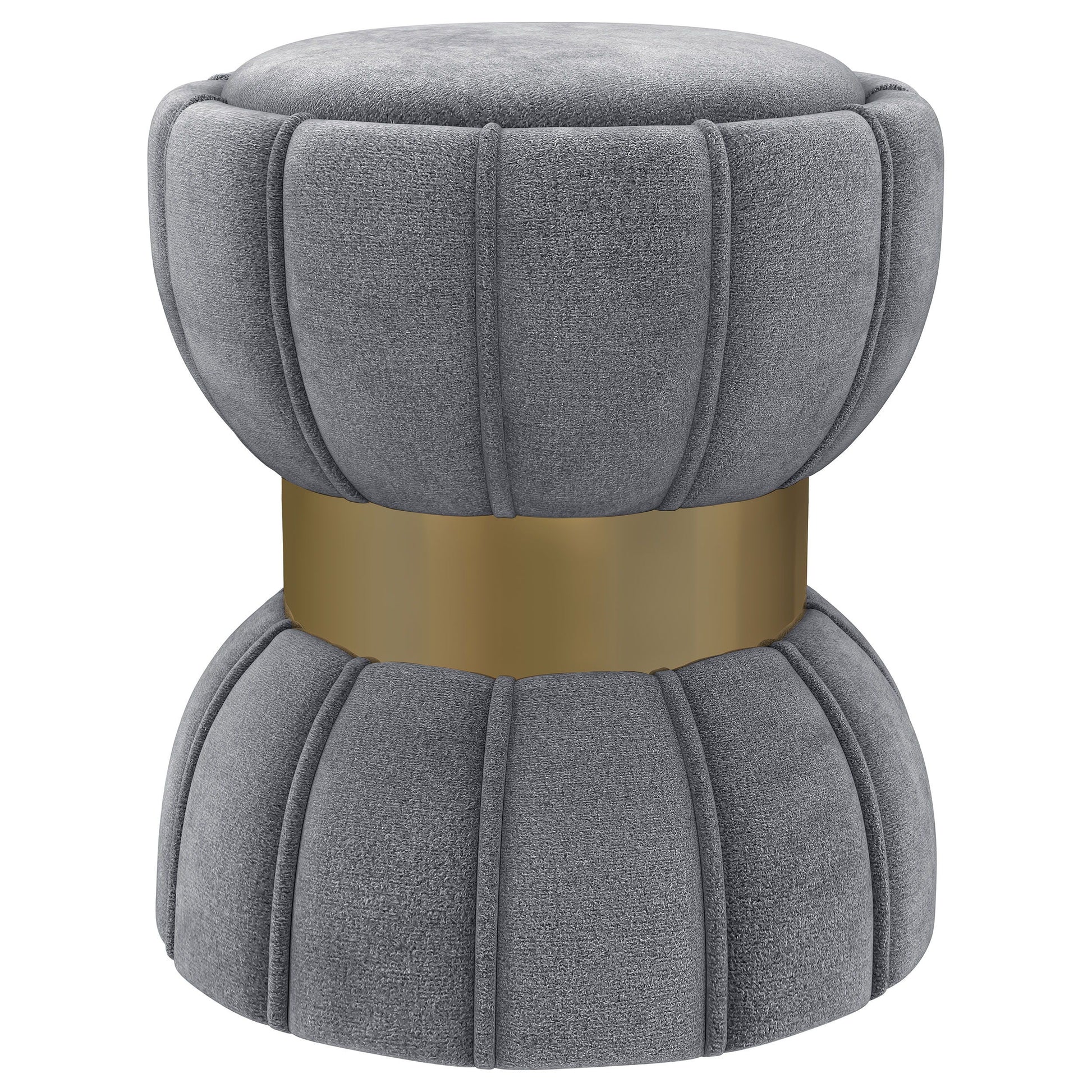 Coaster Fine Furniture Sora - Round Upholstered Ottoman | Meri Furniture