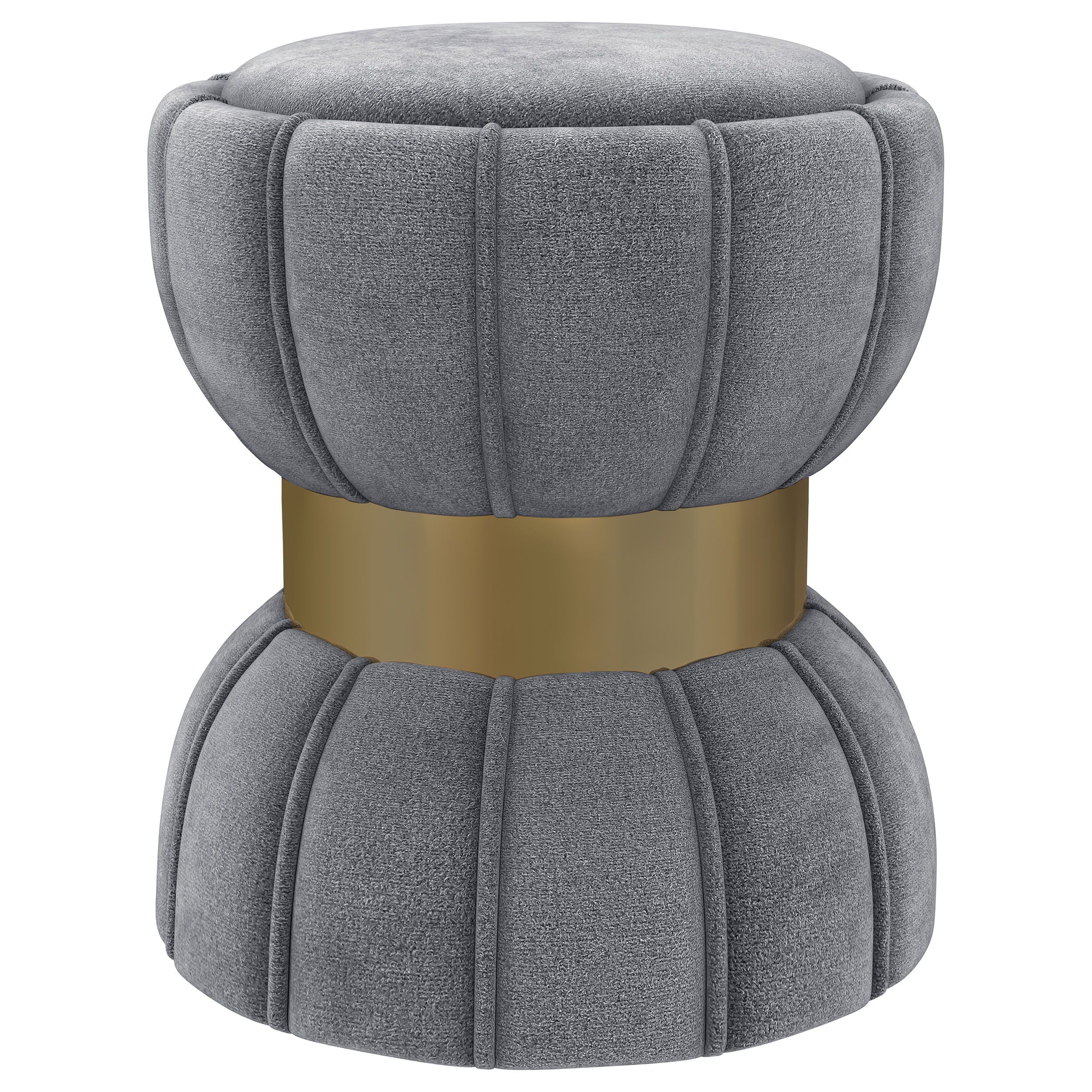 Coaster Fine Furniture Sora - Round Upholstered Ottoman | Meri Furniture
