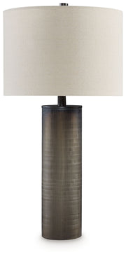Dingerly - Glass Table Lamp - Brown
