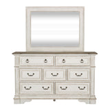 Abbey Park - Dresser & Mirror - White