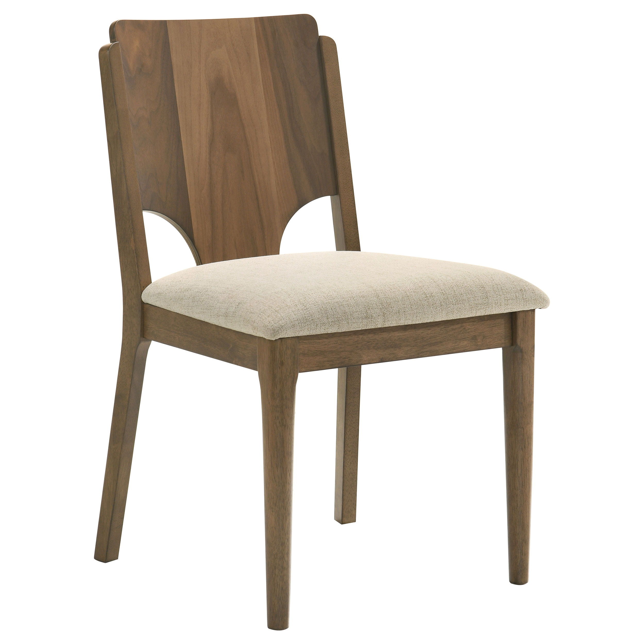 Coaster Fine Furniture Crestmore - Dining Chair Upholstered Seat (Set of 2) - Walnut | Meri Furniture