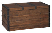 Ashley Furniture Kettleby - Brown - Storage Trunk | Meri Furniture