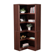 5-Shelf Corner Bookcase in Select Cherry