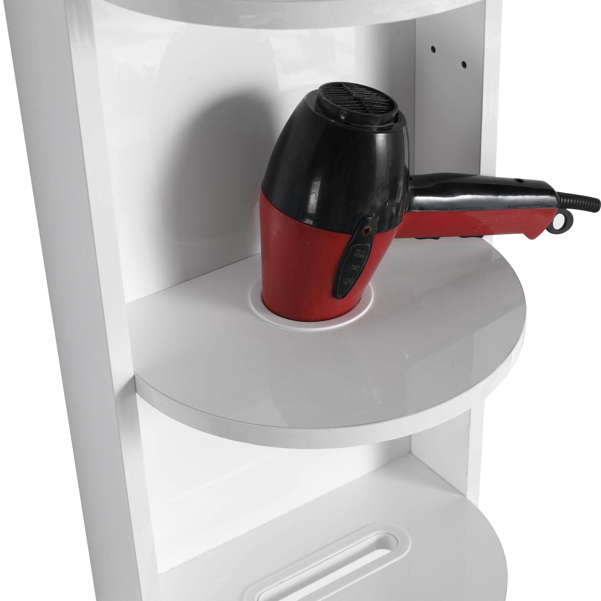 Bathroom Wall Mounted Storage Rack With Float Mounting Design