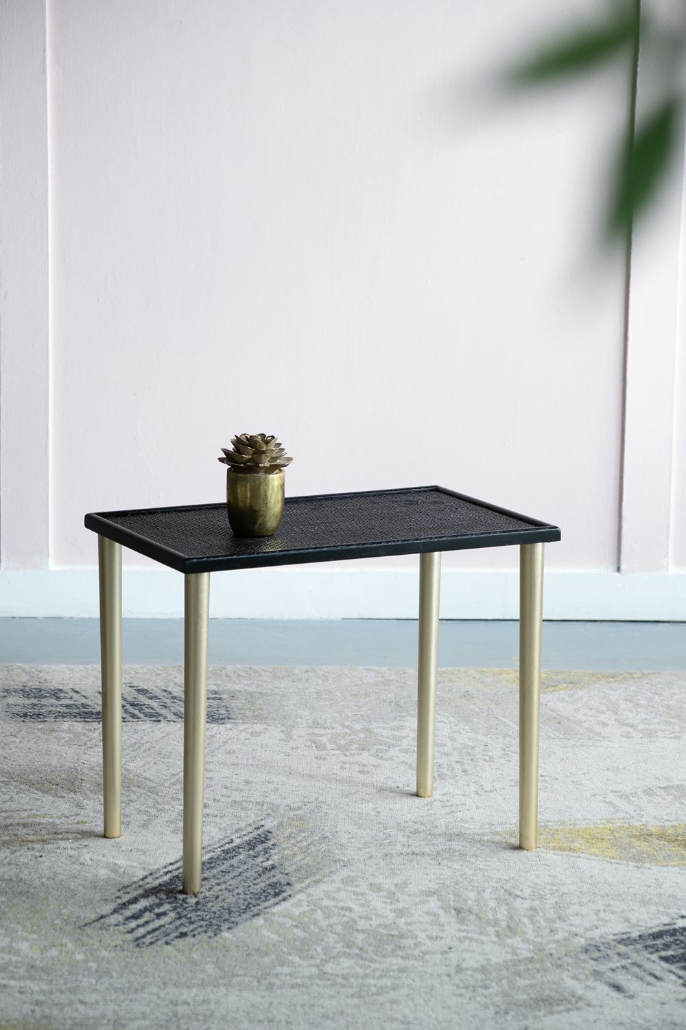 Side Tables (Set of 3) - Black / Gold