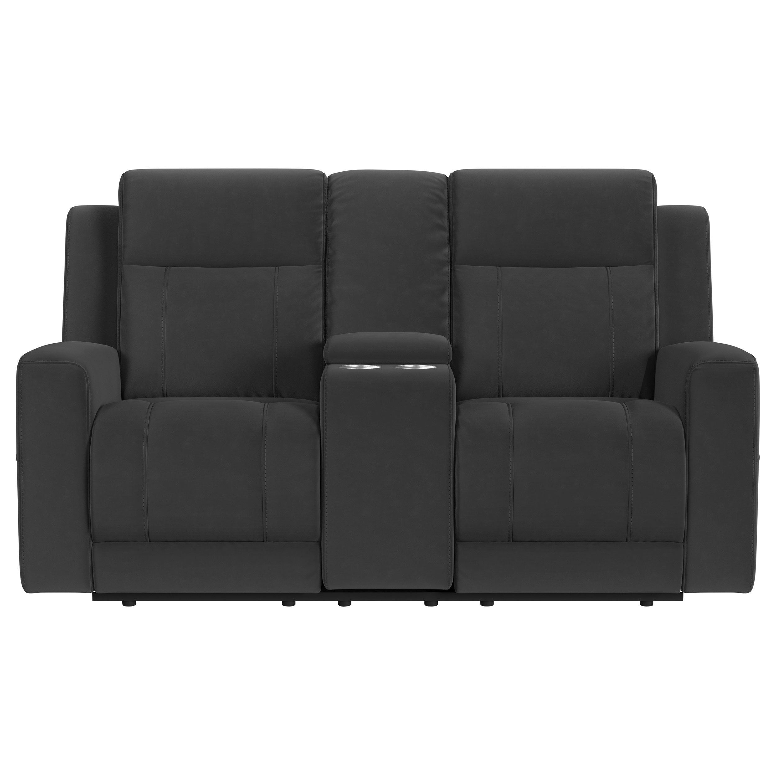 Coaster Fine Furniture Brentwood - Upholstered Motion Reclining Loveseat | Meri Furniture
