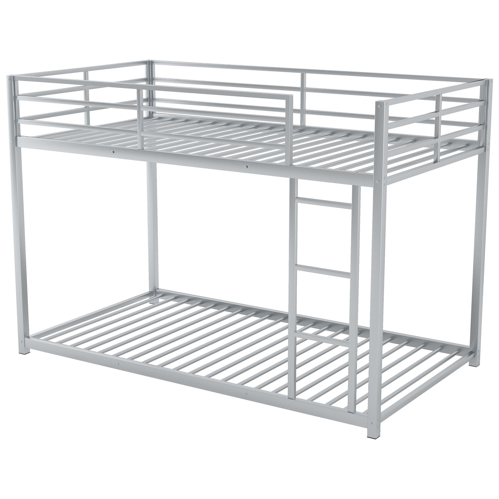 Metal Bunk Bed, Low Bunk Bed With Ladder