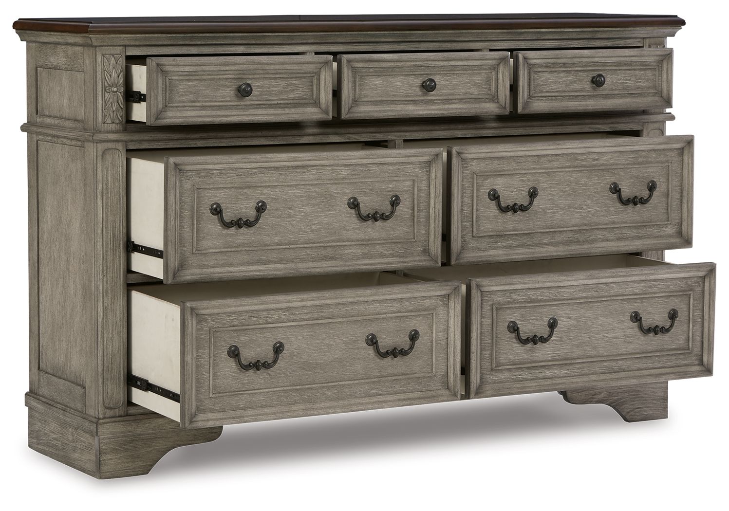Signature Design by Ashley® Lodenbay - Antique Gray - Dresser | Meri Furniture