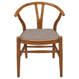 Dinah - Wood Wishbone Dining Side Chair (Set of 2) - Walnut