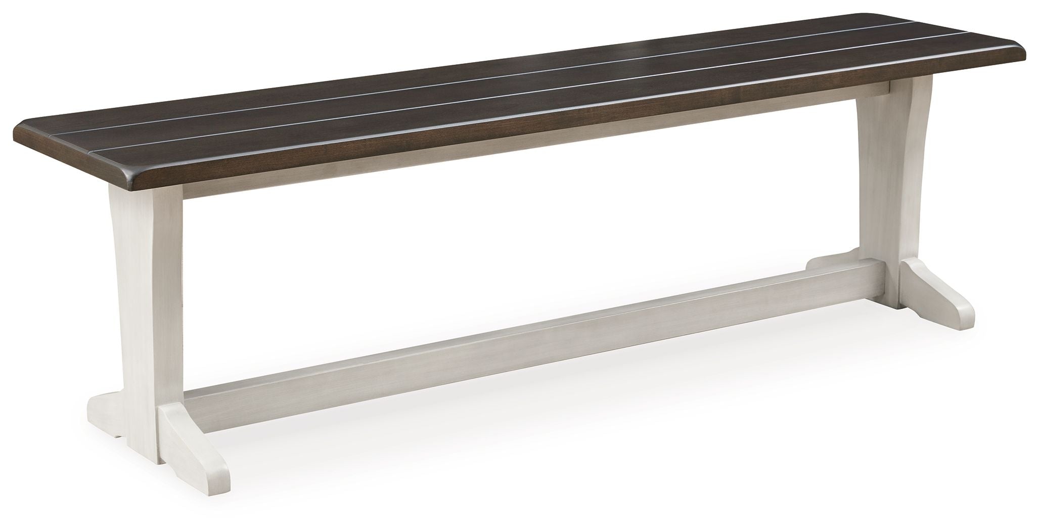 Signature Design by Ashley® Darborn - Gray / Brown - Large Dining Room Bench | Meri Furniture