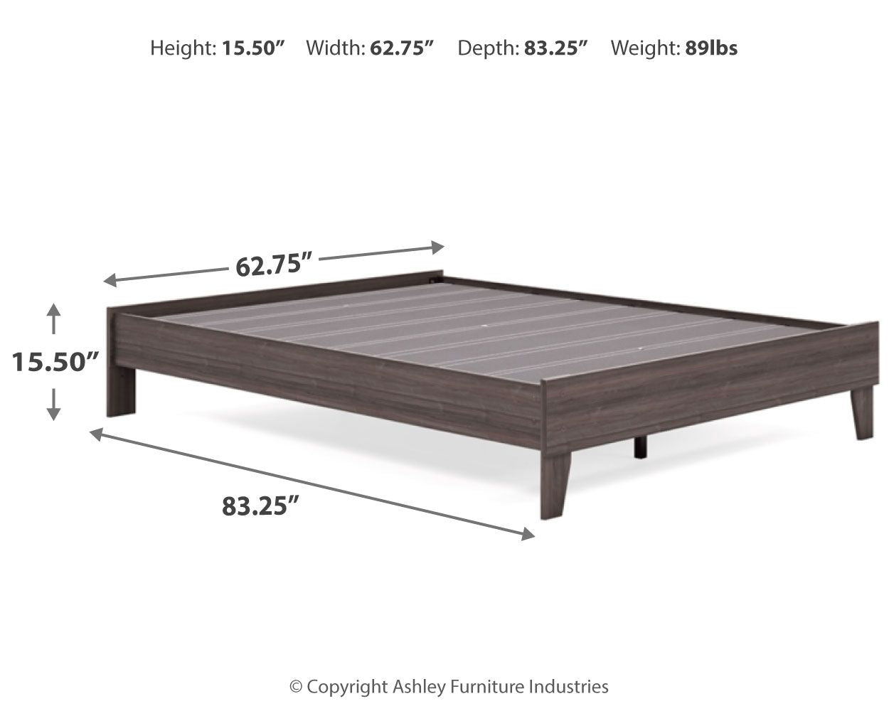 Signature Design by Ashley® Brymont - Platform Bed | Meri Furniture