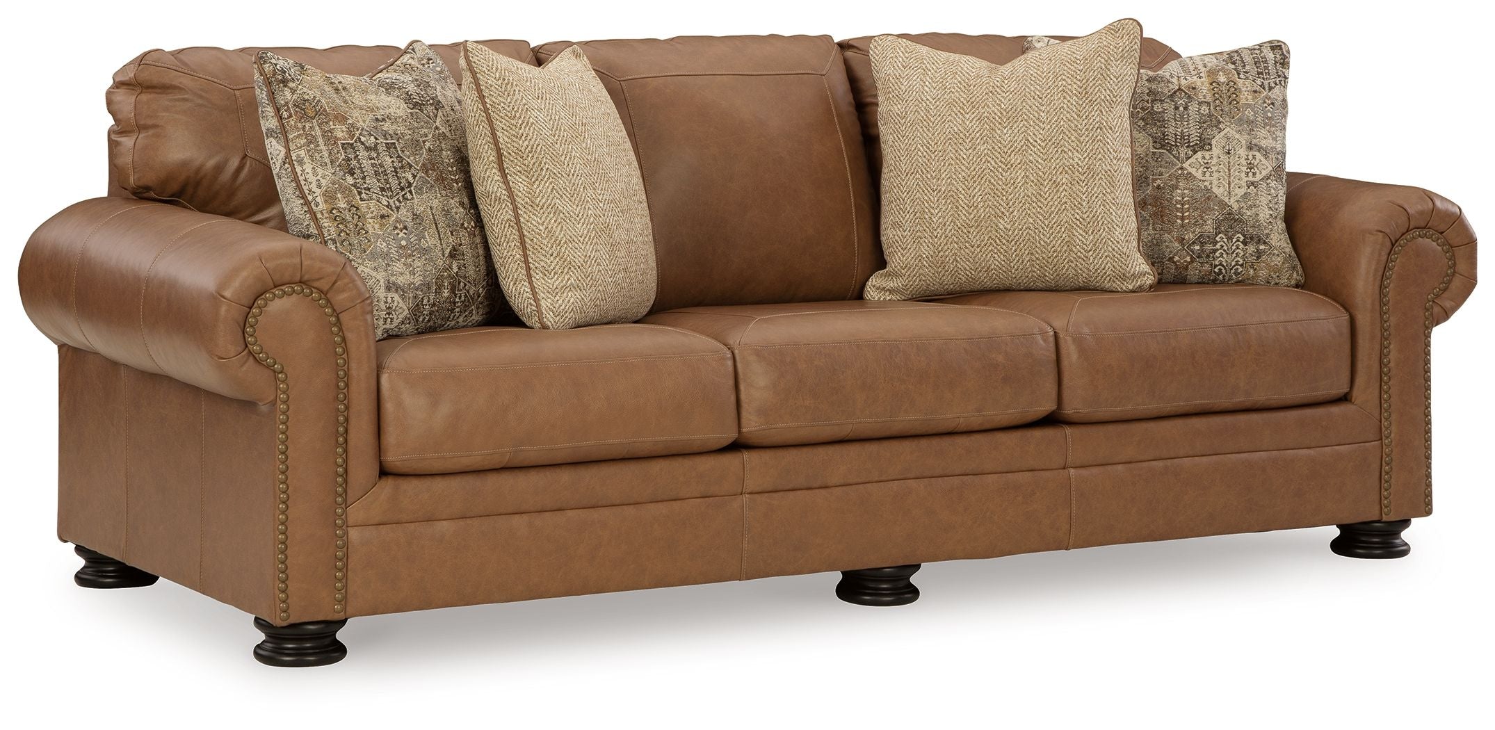 Signature Design by Ashley® Carianna - Caramel - Queen Sofa Sleeper | Meri Furniture