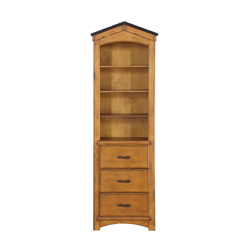 ACME This Tree House Bookcase Cabinet will be a great addition to the matching loft bed. The design is unique and beautiful. Featuring abundant storage spaces, this cabinet will sure to accompany perfectly with the bed. | Meri Furniture