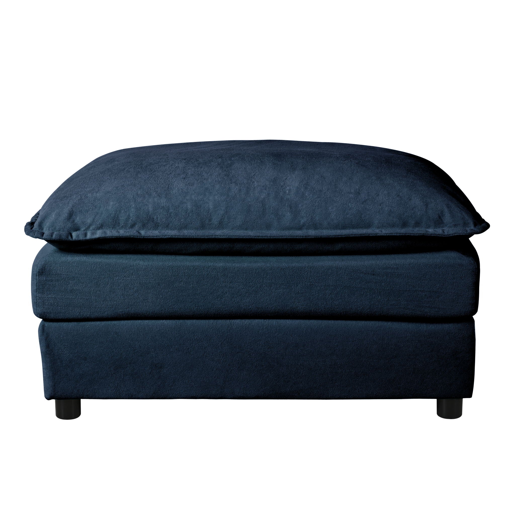 Modern Comfy Deep Seat Modular Sectional Sofa Cloud Couch With Ottoman