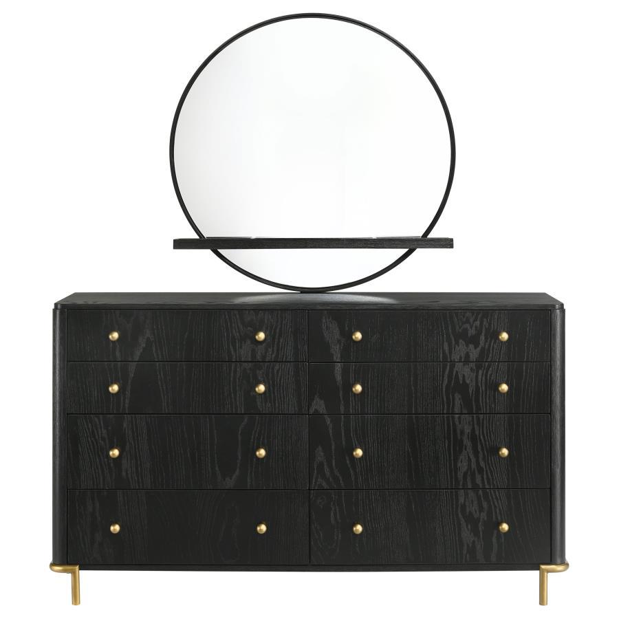 Coaster Fine Furniture Arini - 8-Drawer Bedroom Dresser With Mirror | Meri Furniture
