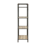 The Itzel Bookcase is functionally designed to enhance your Decor. Organize your essentials with this unique, stylish bookcase. Different level contoured shelves and a versatile construction highlight this beautiful bookcase. Some Assembly Required.