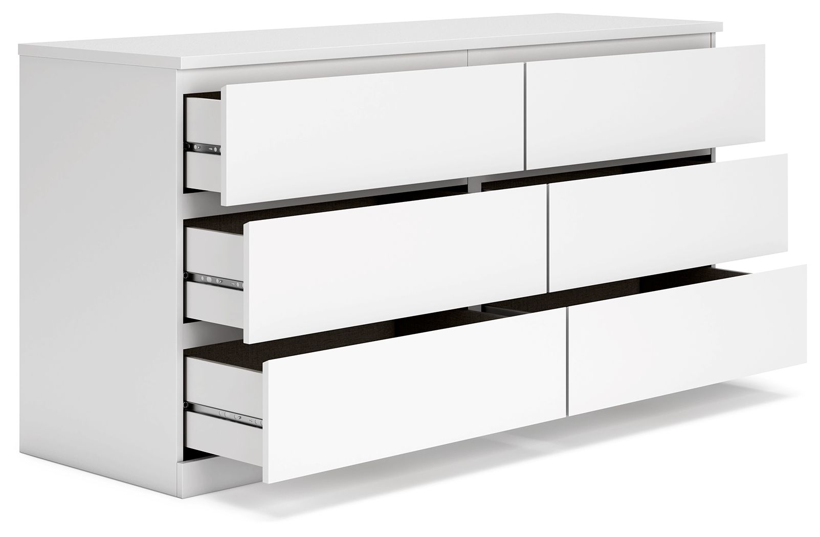 Signature Design by Ashley® Onita - White - Six Drawer Dresser | Meri Furniture