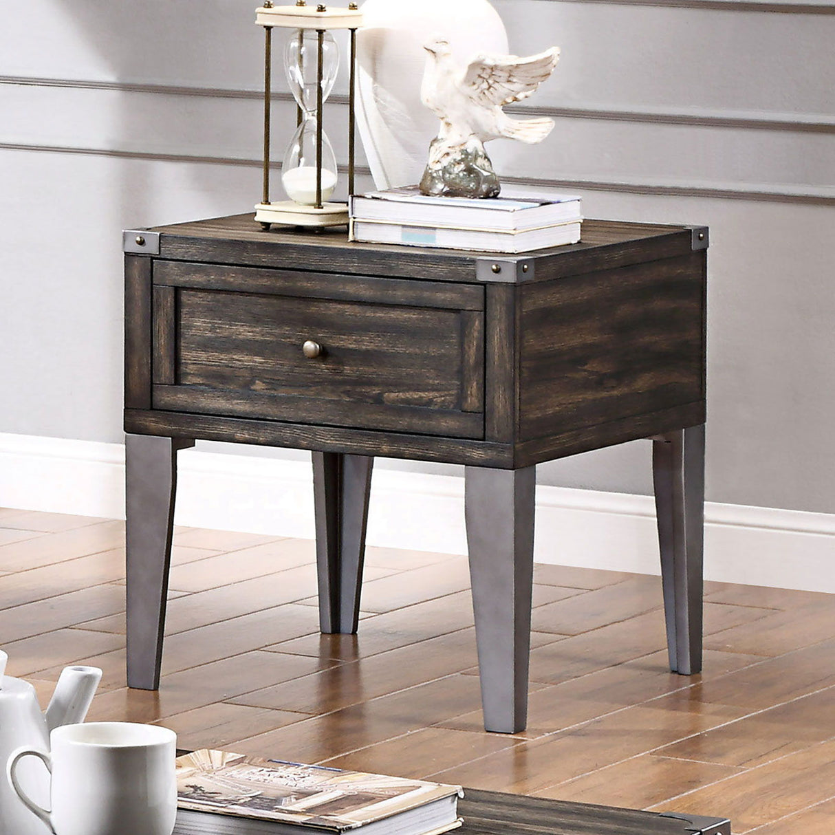 Piedmont - End Table - Dark Oak