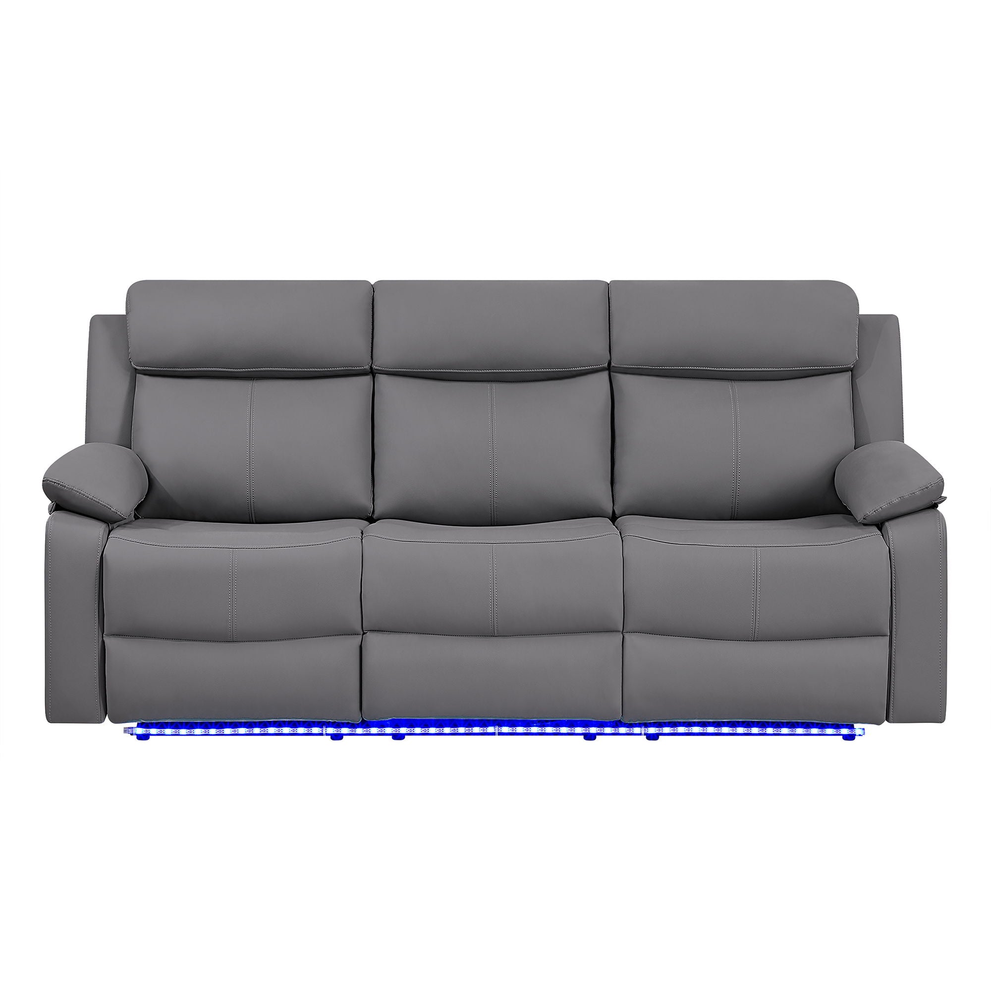 Blanche - Reclining Set With LED Lights With Pillow Top Arms