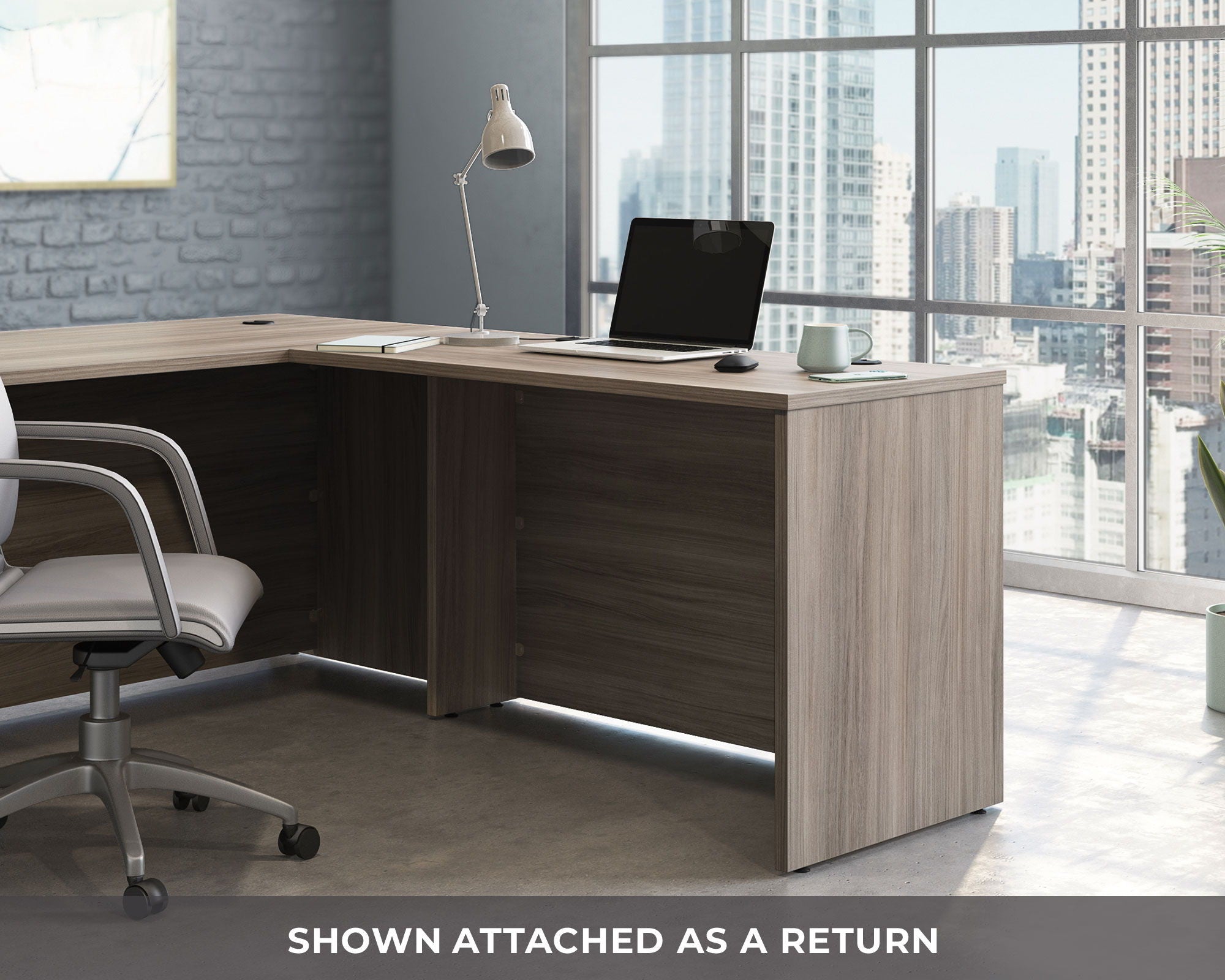 Commercial Desk 48" x 24" in Hudson Elm