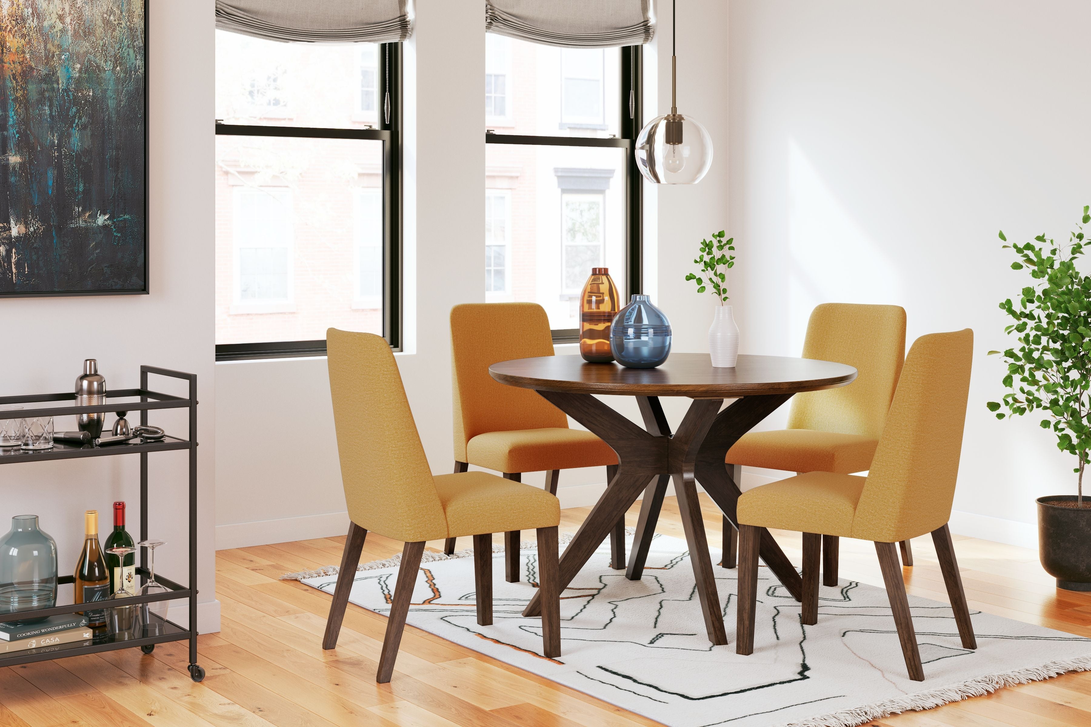 Signature Design by Ashley® Lyncott - Dining Room Table Set | Meri Furniture