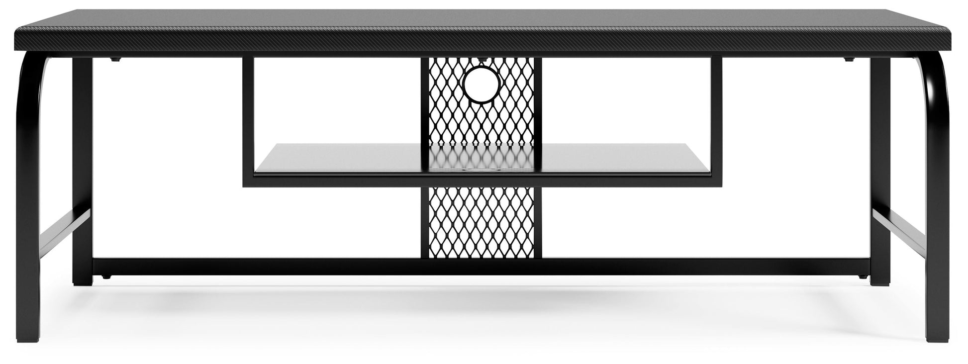 Ashley Furniture Lynxtyn - Black - TV Stand | Meri Furniture