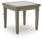 Signature Design by Ashley® Rainier Ranch - Brown / Beige - Square End Table | Meri Furniture