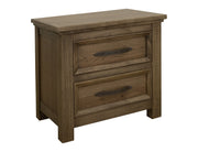 International Furniture Direct Country - Nightstand - Brown | Meri Furniture