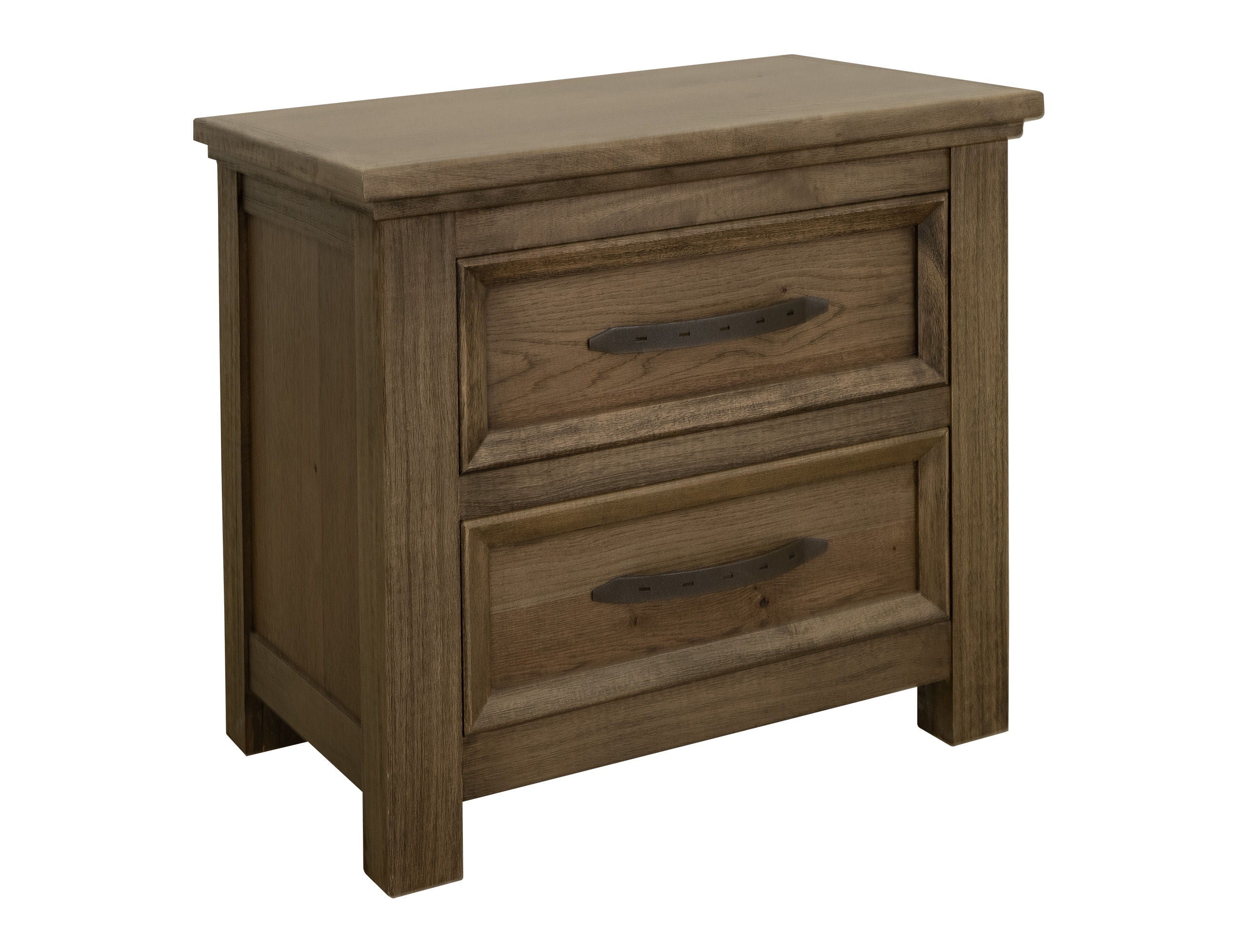 International Furniture Direct Country - Nightstand - Brown | Meri Furniture