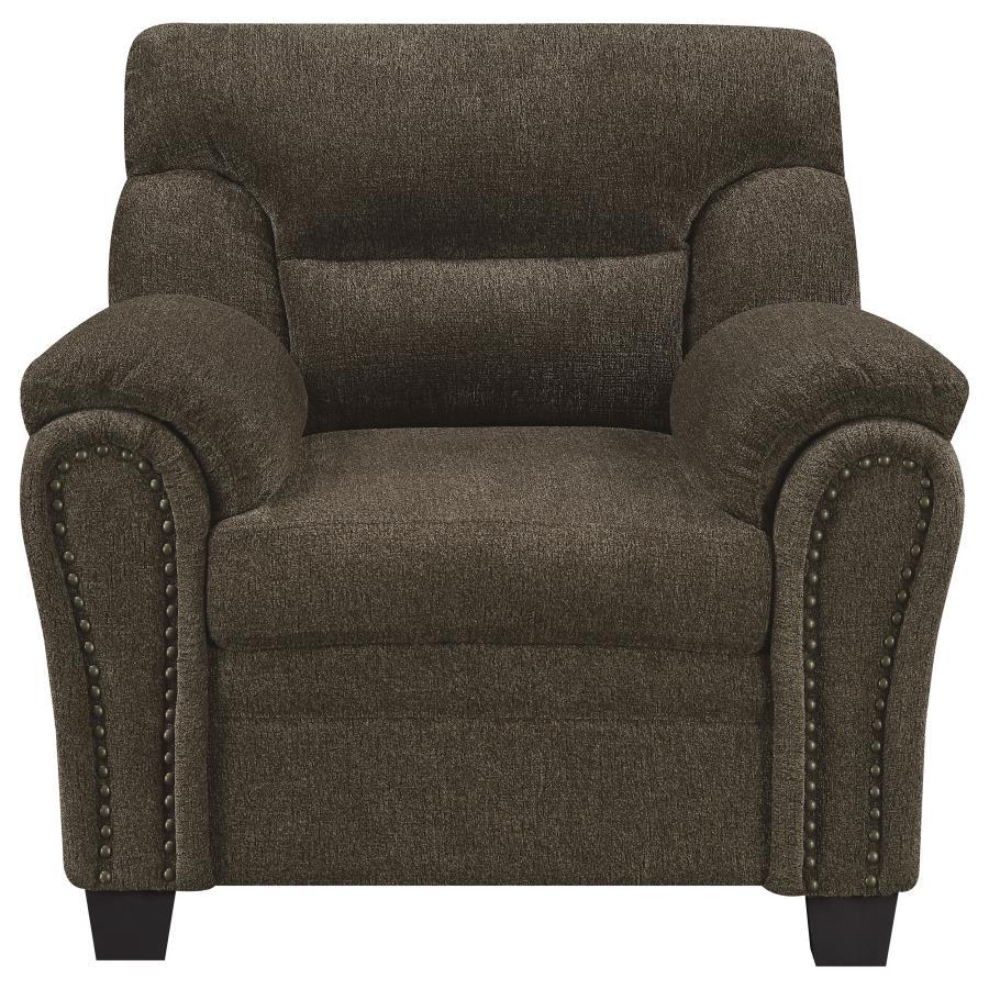 Coaster Fine Furniture Clementine - Upholstered Padded Arm Accent Chair | Meri Furniture