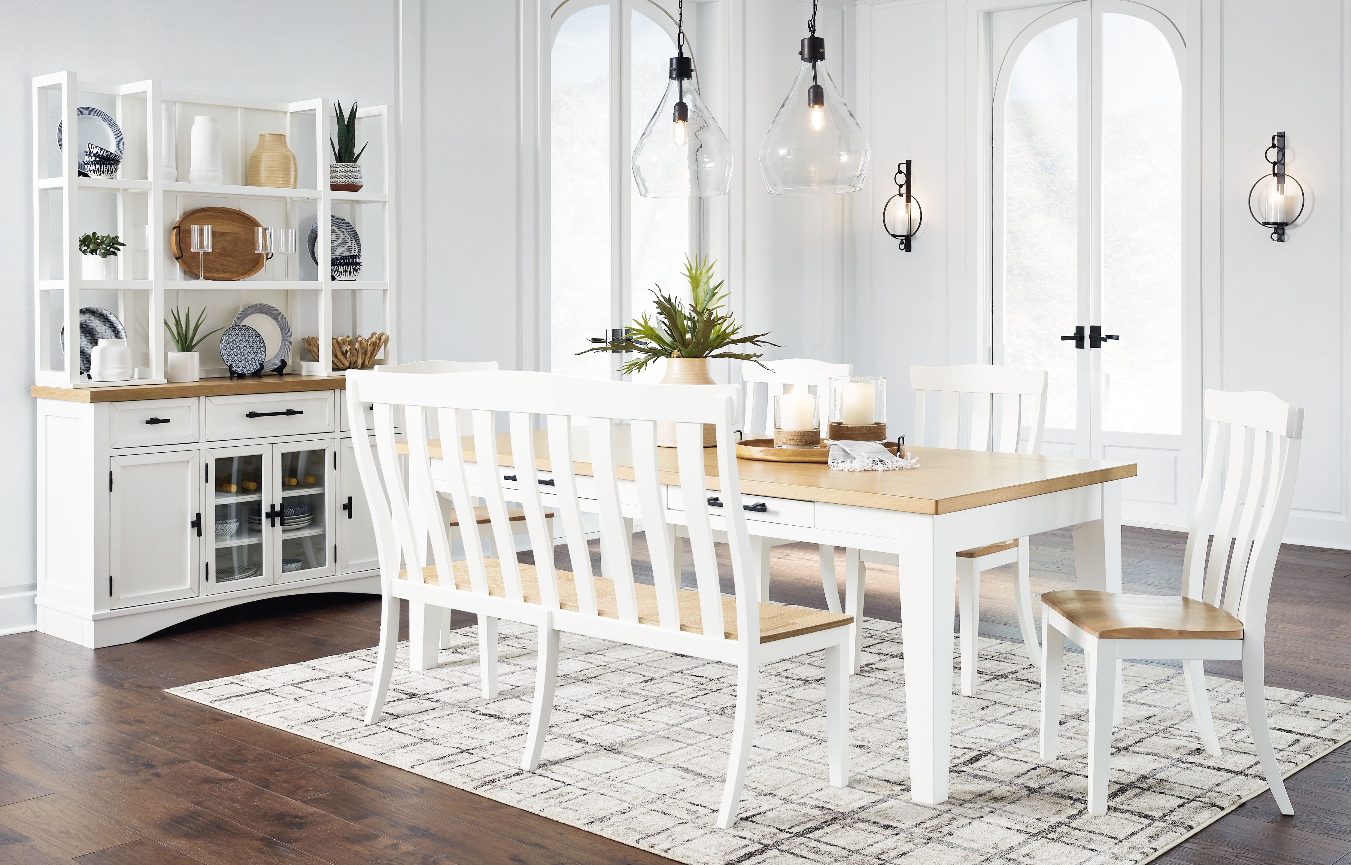 Signature Design by Ashley® Ashbryn - Dining Room Set | Meri Furniture