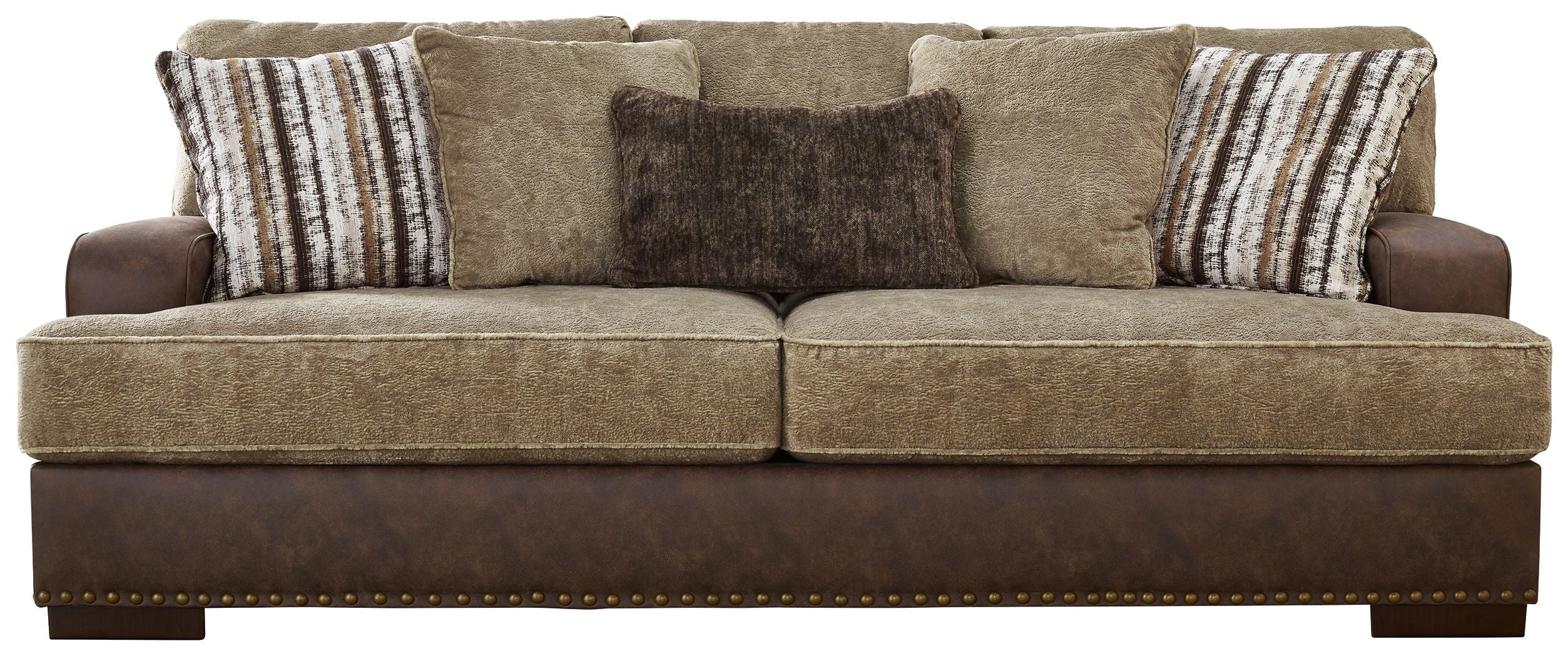 Signature Design by Ashley® Alesbury - Chocolate - Sofa | Meri Furniture