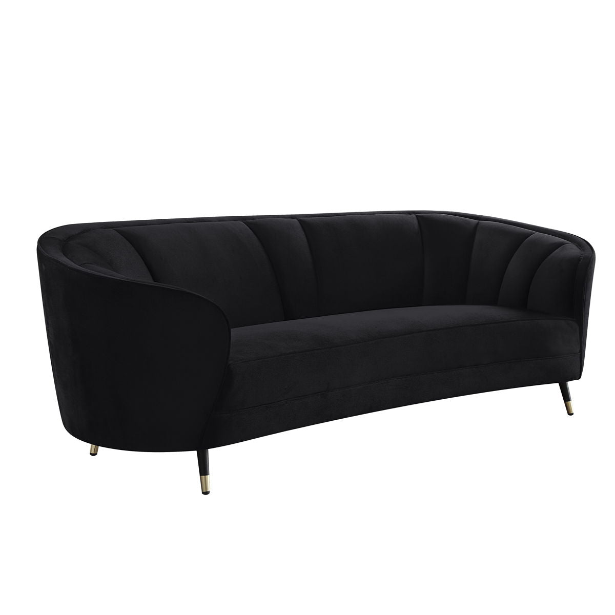 ACME Achim - Sofa - Black Velvet | Meri Furniture
