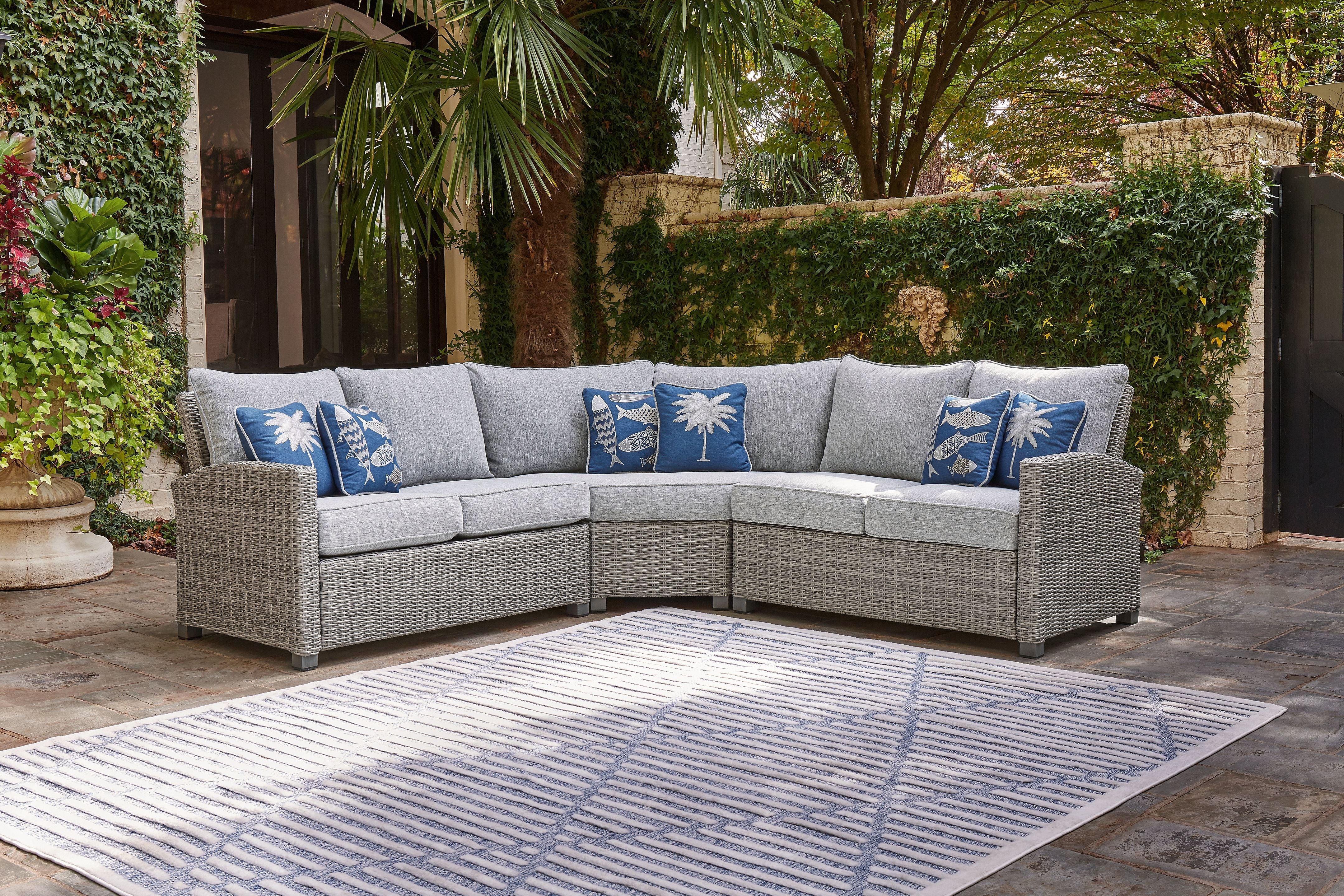 Signature Design by Ashley® Naples Beach - Sectional Lounge | Meri Furniture