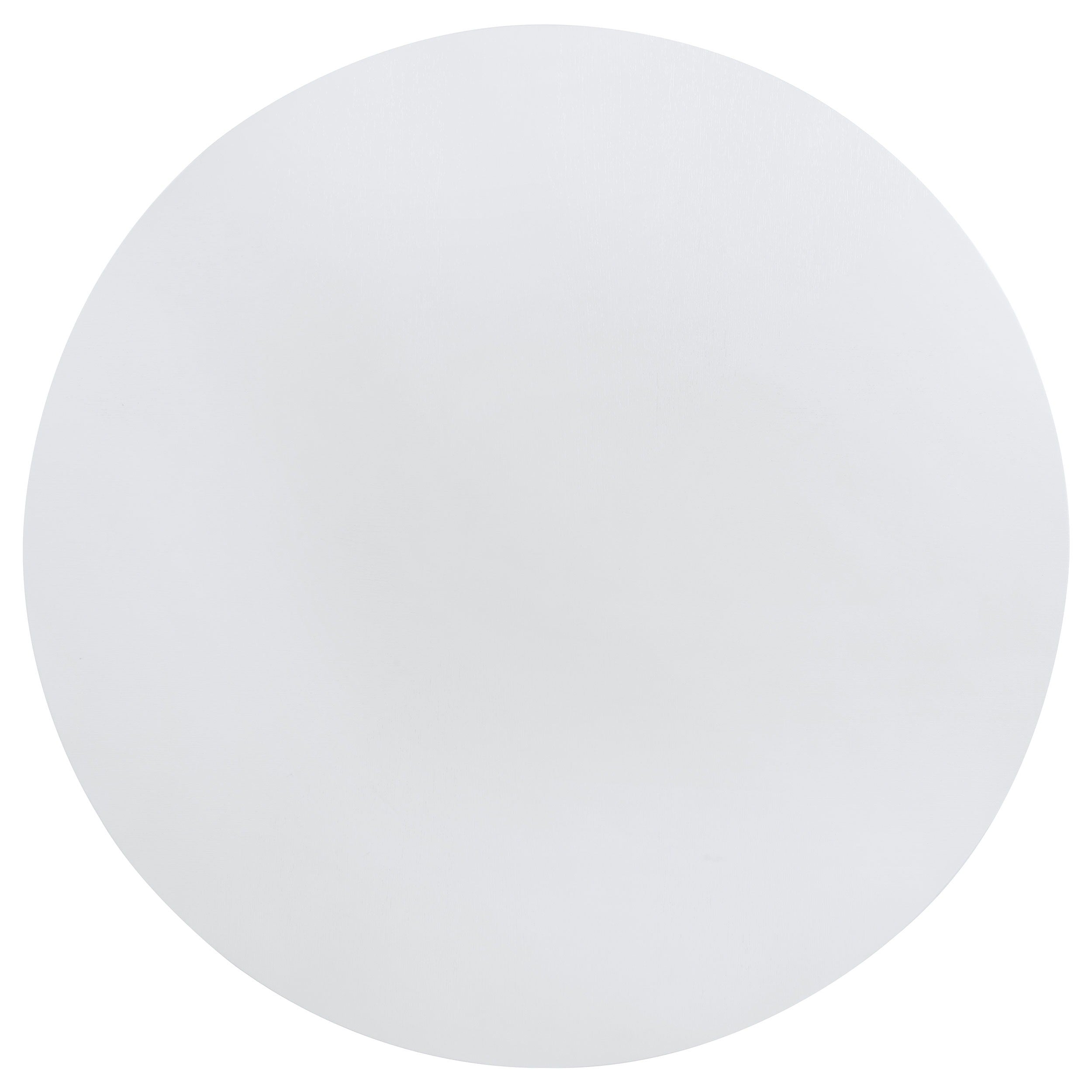 Coaster Fine Furniture Judd - Round Dining Wood Table With Shelf - Pearl White | Meri Furniture