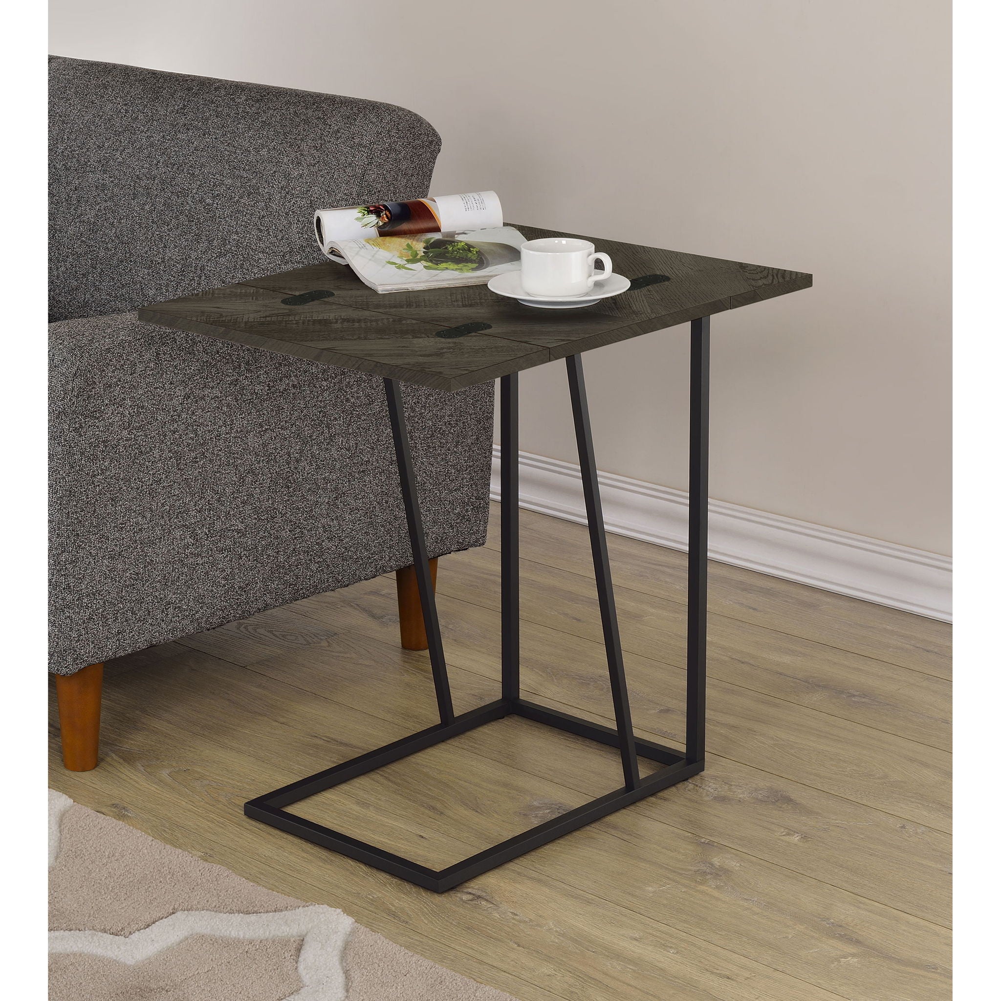 Rectangle Accent Table - Gray