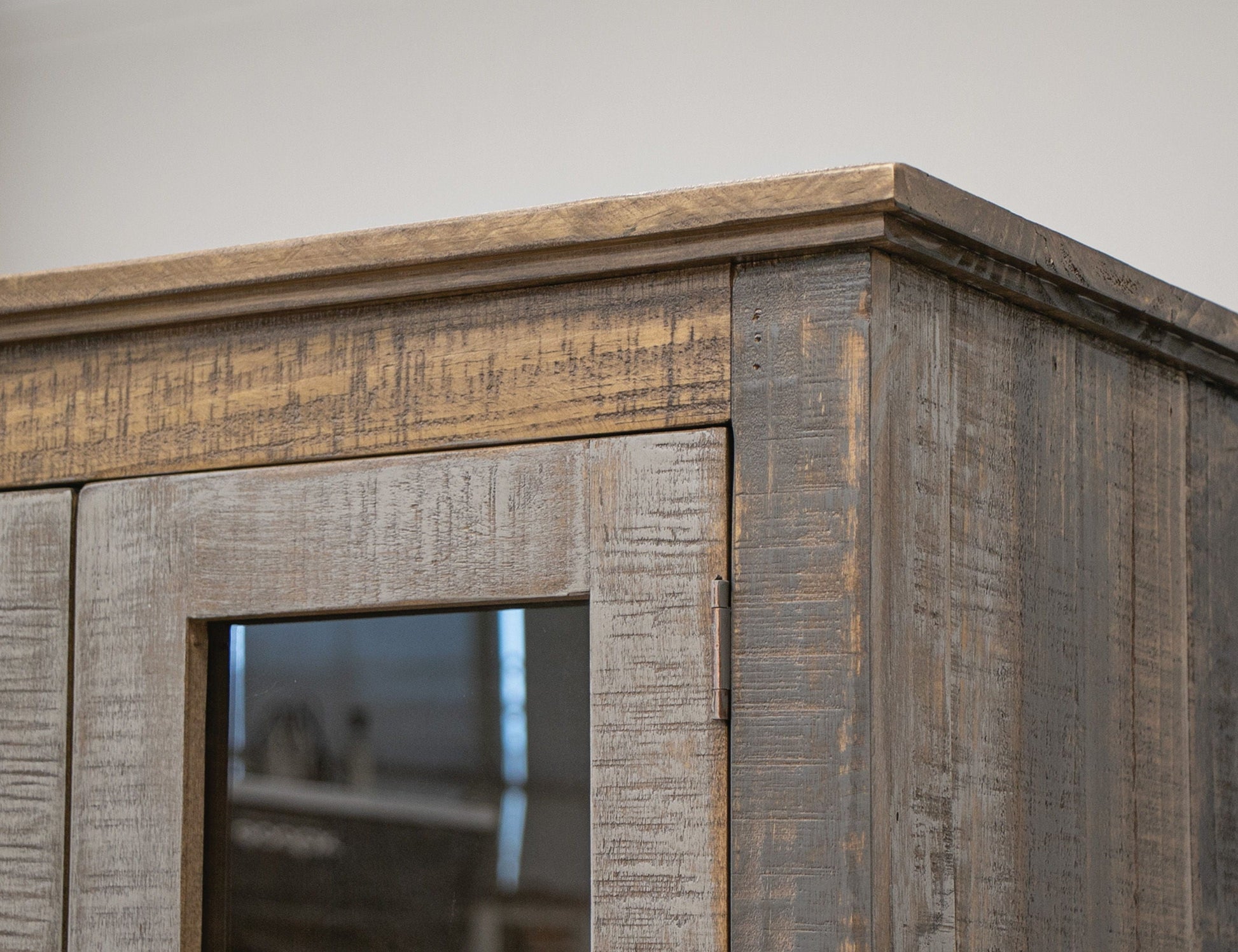 International Furniture Direct Loft Brown - Cabinet - Two Tone Gray / Brown | Meri Furniture