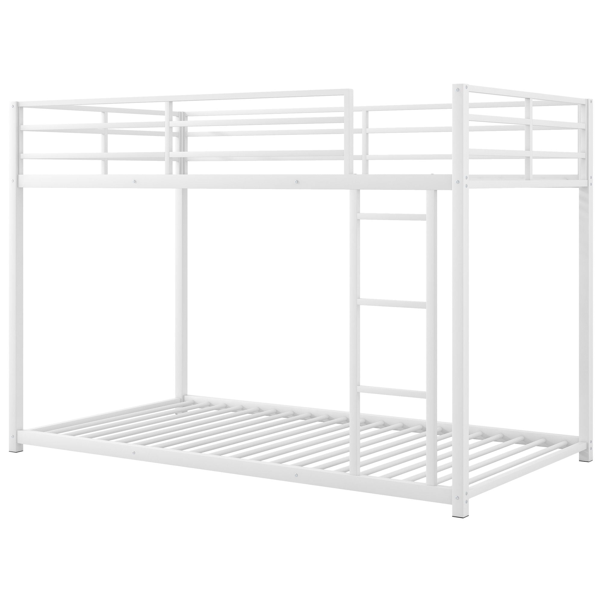 Metal Bunk Bed, Low Bunk Bed With Ladder