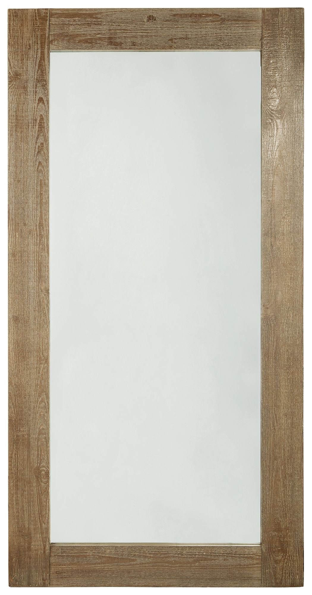 Ashley Furniture Waltleigh - Distressed Brown - Floor Mirror | Meri Furniture