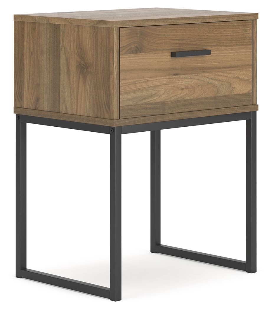 Signature Design by Ashley® Deanlow - Honey - One Drawer Night Stand | Meri Furniture