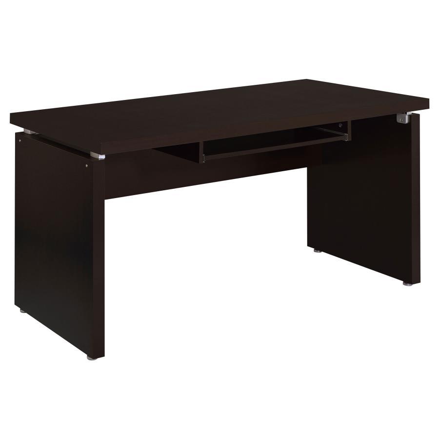 Coaster Fine Furniture Skylar - Computer Desk With Keyboard Drawer - Cappuccino | Meri Furniture