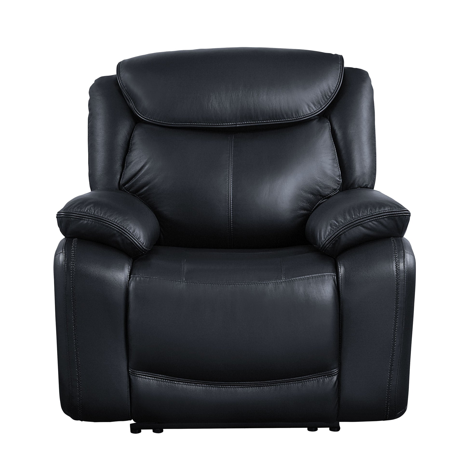 ACME Ralorel - Recliner - Black Top Grain Leather | Meri Furniture