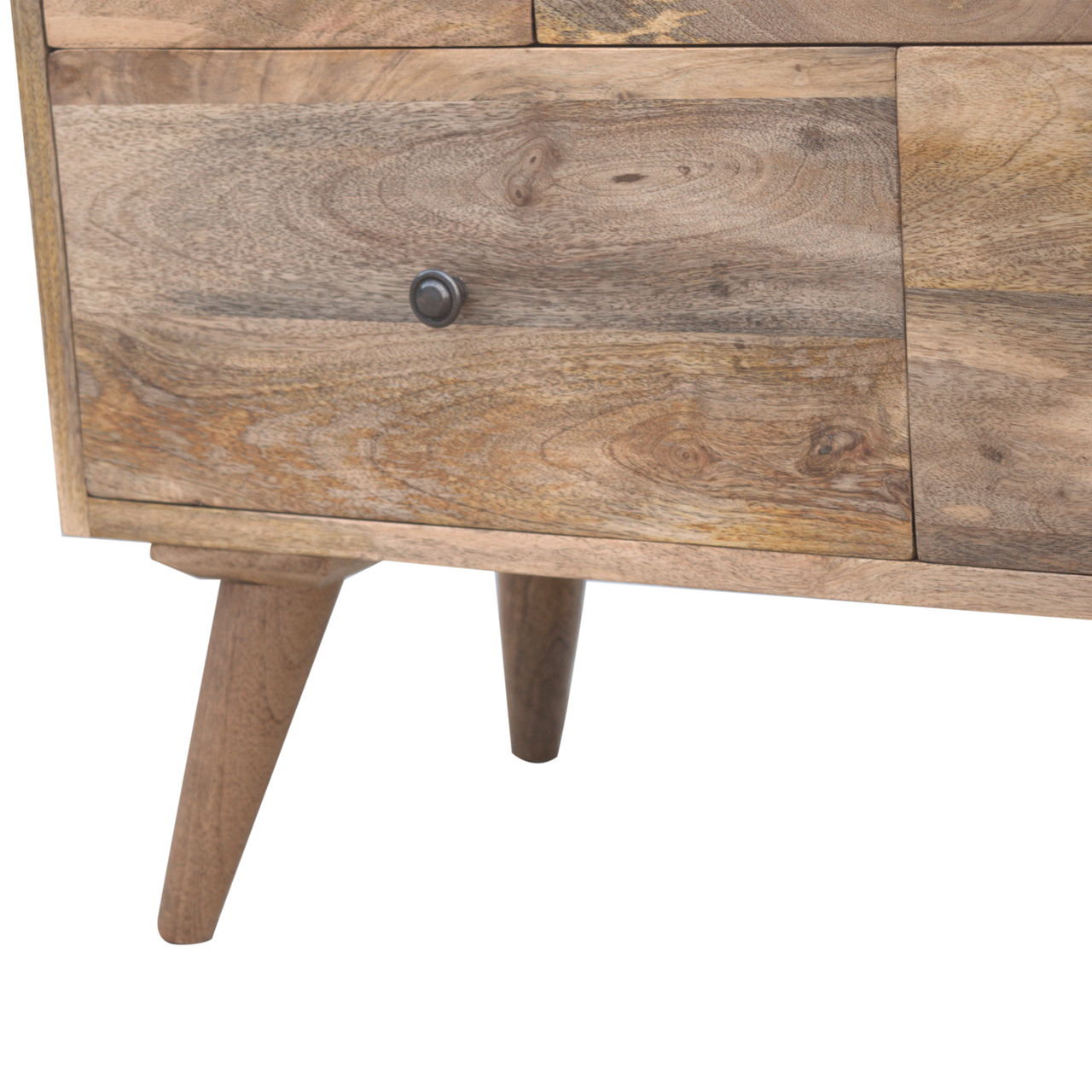Multi Drawer Media Unit - Brown