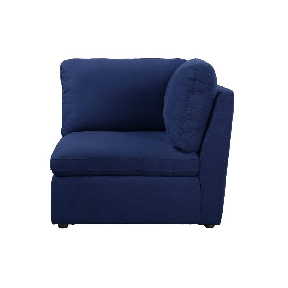ACME Crosby - Wedge - Blue Fabric | Meri Furniture