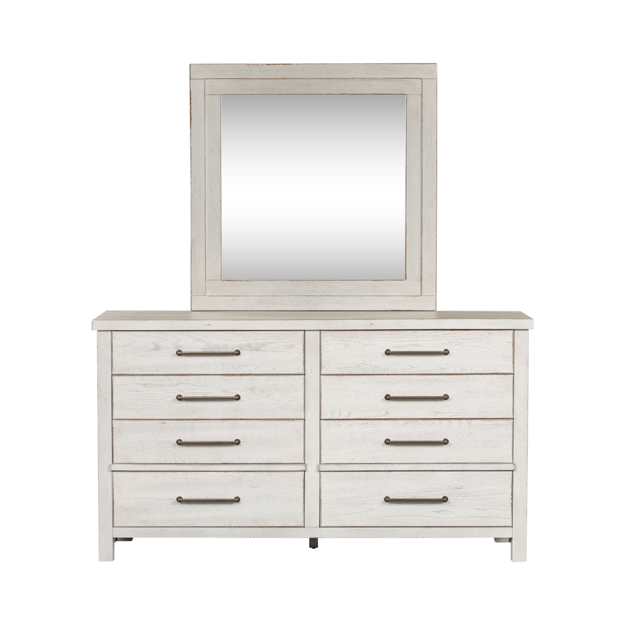 Liberty Furniture Modern Farmhouse - Dresser & Mirror | Meri Furniture