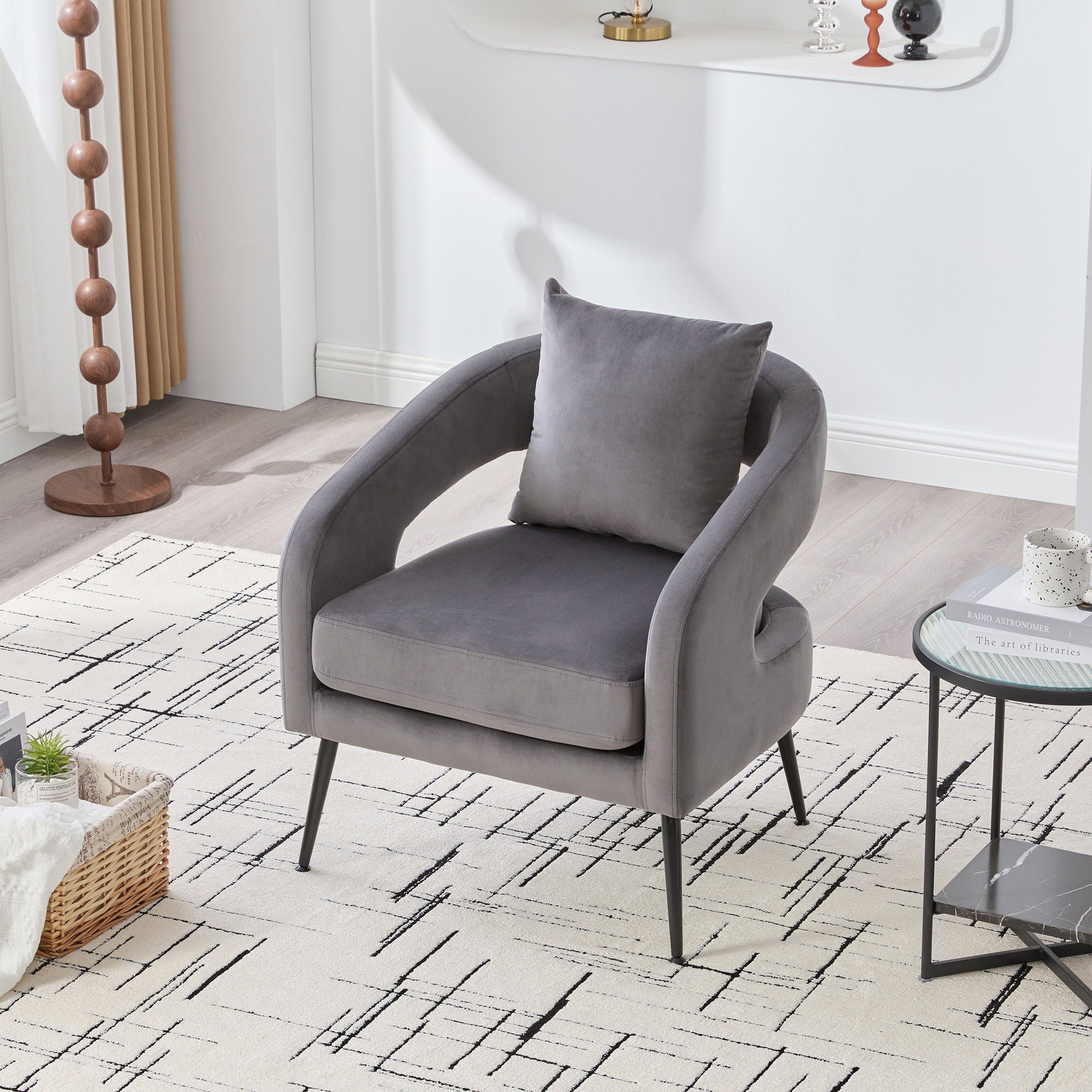 3 Piece Living Room Set, Loveseat & 2 Accent Chairs