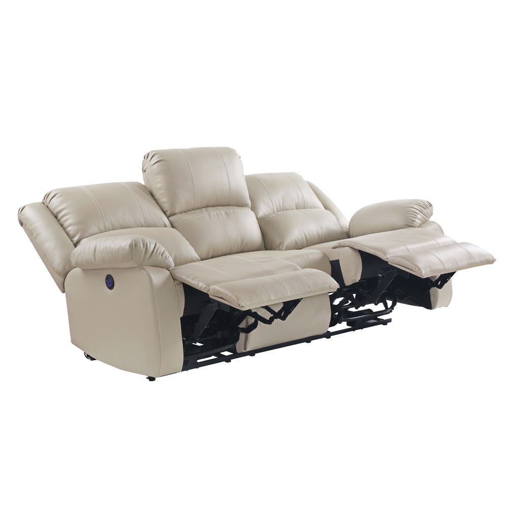 ACME Zuriel - Power Motion Sofa With USB - Beige | Meri Furniture